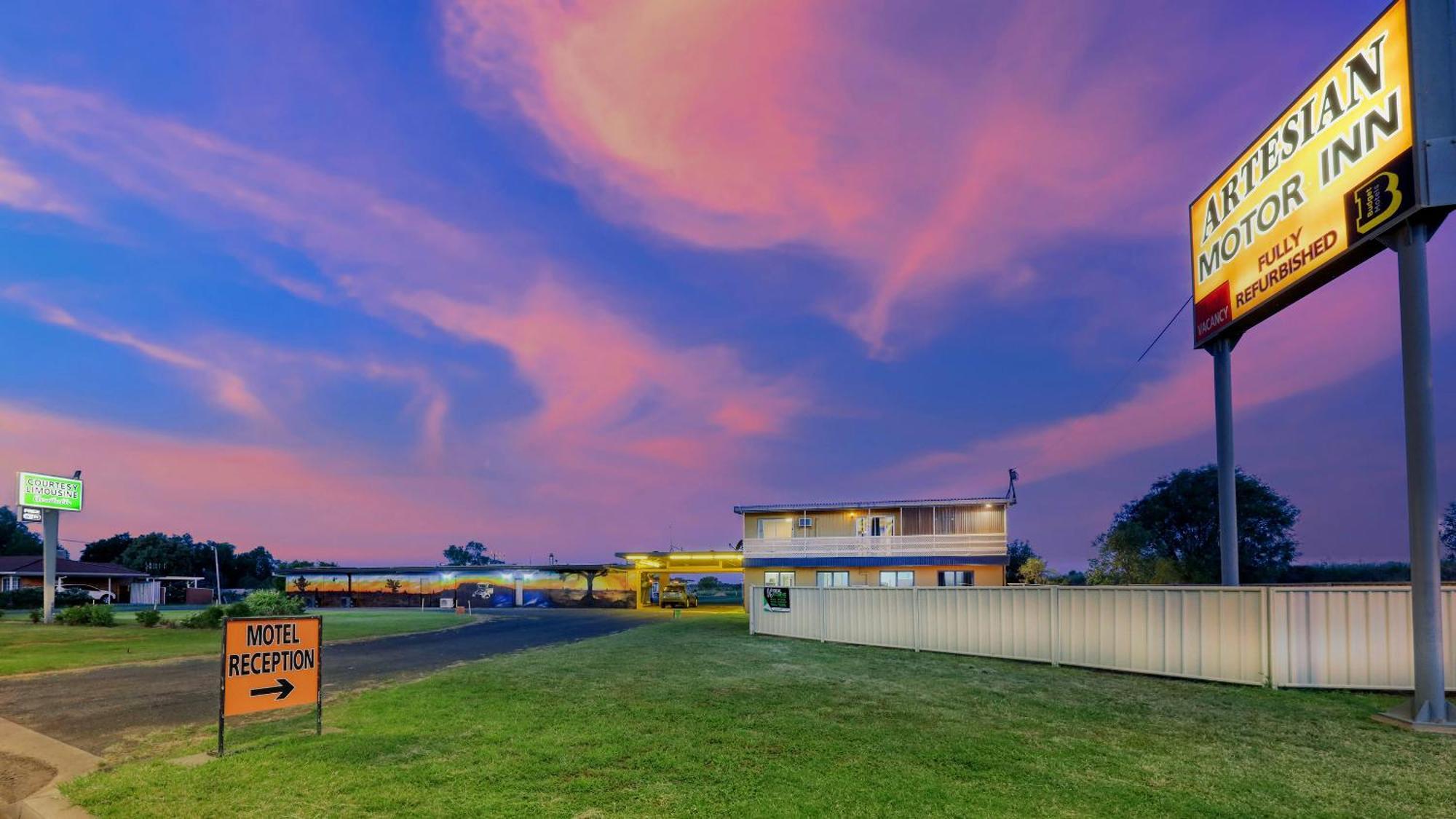 Artesian Motor Inn Under New Management Rams Motel Coonamble Eksteriør billede